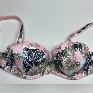 Freya PINK/GRN  Lightly Lined Underwire, 28G *P1000